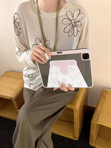 Funda Protectora para Tablet Apple <span class=keywords><strong>iPad</strong></span> con Diseño de Flores en Forma de Lazo, con Soporte Giratorio Pro para la 11ª Generación Mini - Product Image 5