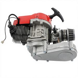 Kit moteur de mini-moto ATV 2 temps de haute qualité 47cc/49cc avec allumage CDI, démarreur à pied, 1 cylindre - Rouge - Product Image 4