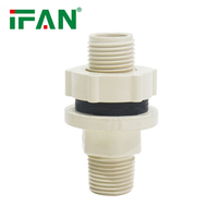 Raccord de raccordement de plomberie en PVC à installation rapide IFAN 1/2 ''-2'' raccord de tuyau en CPVC pour réservoir personnalisé