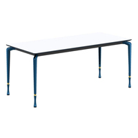 Fournisseurs de bureaux modulaires pour salles de conférence, bureaux industriels, meubles blancs, grands et petits, table de réunion pour 8 personnes