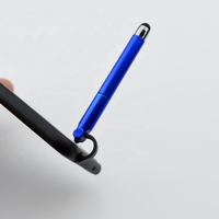 Mini autocollant en plastique pour peinture sur support de téléphone, prise d'écouteurs, pointe en silicone, stylo à bille pour écran, nouveauté 2020