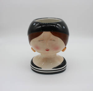 Visage Dame <span class=keywords><strong>Tête</strong></span> <span class=keywords><strong>Vase</strong></span> <span class=keywords><strong>En</strong></span> Céramique Visage Humain <span class=keywords><strong>Vase</strong></span> <span class=keywords><strong>Vase</strong></span> <span class=keywords><strong>En</strong></span> Céramique Rustique - Product Image 5