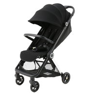 Poussette pour bébé pliable automatiquement, ultra-légère, en alliage d'aluminium, avec cadre en polyester, capacité de charge de 22 kg, pour nouveau-nés et enfants jusqu'à 3 ans