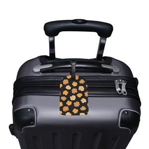 ป้ายชื่อฮาวายลายดอกปูอเกนิเคนี ทำจากหนัง PU ป้ายห้อยแบบกำหนดเอง พิมพ์บัตรประจำตัว ป้ายติดกระเป๋าเดินทางสำหรับกระเป๋าเดินทาง - Product Image 5