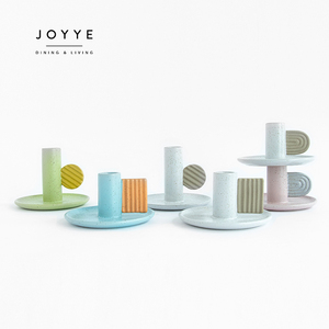JOYYE High Quality Trendy <strong>Range</strong> Ceramic CandleStick Novelty <strong>Candle</strong> <strong>Holders</strong> for Home Decor Desktop Candleholders - Product Image 5