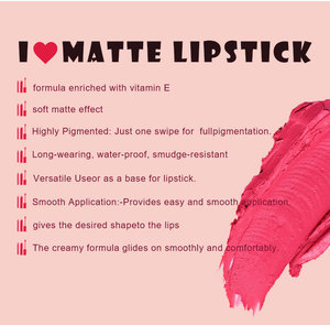 <span class=keywords><strong>Rouge</strong></span> à lèvres solide vegan, cruelty-free, longue tenue, waterproof, 18 teintes, label privé, <span class=keywords><strong>rouge</strong></span> à lèvres mat pressé noir - Product Image 3
