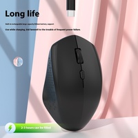 Souris sans fil rechargeable 2025, nouvelle, silencieuse, 3D, Bluetooth 2.4G, double mode, USB, LED, fibre optique