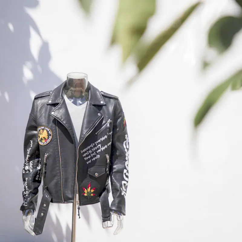 DONICE Men's PU motorcycle jacket hot-sales fashion jackets