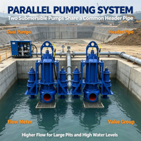 Pompes à eaux usées DEPUMP hautement efficaces et largement utilisées, pompes submersibles pour le dragage de sable, pompes à boues liquides