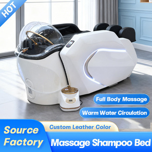 Elektrische Ganzkörper therapie Vibrations <span class=keywords><strong>massage</strong></span> Shampoo Bett Set Friseursalon Special <span class=keywords><strong>Head</strong></span> Spa Smart Haar wasch bett <span class=keywords><strong>Massage</strong></span> tisch - Product Image 2