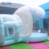 Dôme igloo transparent gonflable pour enfants, tente bulle, ballons transparents, château gonflable pour fêtes