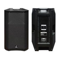 Nouvelle enceinte passive professionnelle portable de 15 pouces, légère, 800 W, avec boîtier en plastique, pour les spectacles en direct et les événements en plein air