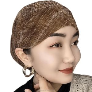 YASEEN Muslim Women's Islamic Middle Eastern Style Mesh Elastic Headband Eco-friendly Breathable All-Season Universal <b>Hat</b> - Product Image 3