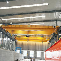 Pont roulant à double poutre de 25 tonnes, structure robuste, norme FEM, très bien coté, pour le levage de pièces lourdes