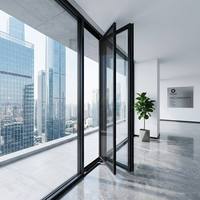 Ventanas de Aluminio con Marco Empotrado Serie 93 de Diseño Moderno HUACAI, Ventanas de Ahorro Energético