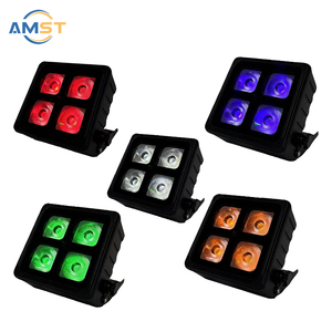 4pcs * 20w DJ Stage Iluminação Ao Ar Livre Sem Fio RGBWA + UV 6in1 LED Uplights <span class=keywords><strong>DMX</strong></span> Controle para Casamentos Projeção Beam Effects - Product Image 6