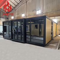 Maison préfabriquée de luxe extensible en conteneur personnalisée, salle de bain préfabriquée, villa préfabriquée, maison pliante, projet de bureau portable, casa