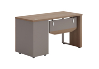 Bureau d'ordinateur ergonomique moderne, table d'étude et d'écriture pour mobilier de bureau