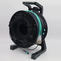 Bobine de fibre optique ABCCABLS MPO-12C pour scène, 100 m, étanche, blindée, hauteur 1,5 m, pour événements en direct, 5 V, garantie 1 an