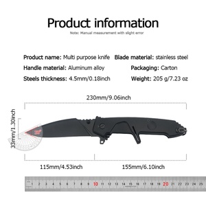 มีดพับ ER แบบปรับแต่งได้ เกรด OEM สำหรับงาน DIY ด้ามไม้ ใบมีดเหล็กกล้าไร้สนิม 3CR13 คมกริบ เหมาะสำหรับตั้งแคมป์และเดินป่า - Product Image 2
