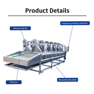 Ligne de production de nettoyage à bulles d'air à haute pression entièrement automatique pour climatiseurs commerciaux, sécheuse vibrante, lavage, séchage à l'air froid - Product Image 6