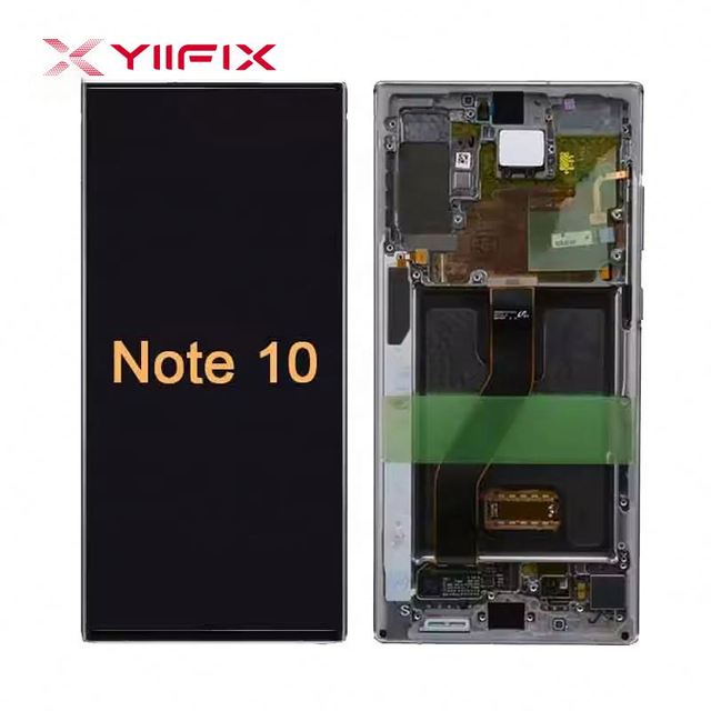 Yiifix Hot Sale Mobile Phone for Samsung Note 10 Plus Touch Screen Original Oled Display Module Replacement Lcd Screen