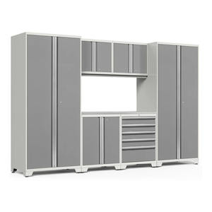 JZD OBM, nueva combinación negra, armario de herramientas de taller de acero grande, banco de trabajo extraíble para garaje, carro de herramientas de madera y aluminio - Product Image 2