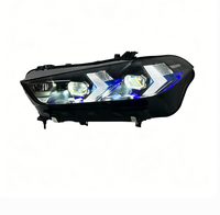 Phares laser pour X5 X6, nouveaux phares de voiture universels d'origine, mise à niveau 2023-2026, bleus, 12V, en plastique, gauche/droite, 6000K, 6000