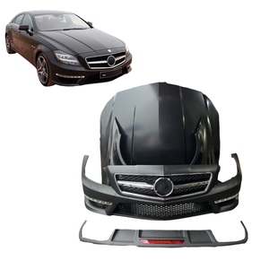 Kit carrosserie AMG CLS63 amélioré pour <span class=keywords><strong>Mercedes</strong></span>-Benz <span class=keywords><strong>GLS</strong></span> W218, comprenant calandre, feux stop, pare-chocs et panneau avant. - Product Image 1