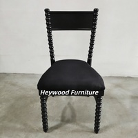 Chaises de salle à manger Heywood Furniture en bois antique empilables, classiques, écologiques et stables pour appartements, hôtels, mariages et événements – Offre Spéciale