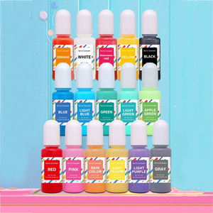 YS 16 couleurs Makaron couleur unie résine Pigment liquide colorant colorant bricolage résine époxy moule Pigment colorant bijoux fabrication fournitures - Product Image 6