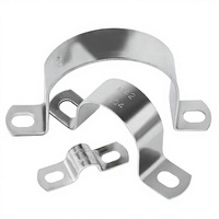 Steel Saddle Hose Clamp Zinc Finish Metric OEM Fasteners & Clips