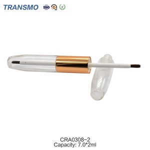 7ml đôi bên rỗng Lip Gloss ống ống kép chất lỏng Son môi <span class=keywords><strong>container</strong></span> hai bên Lip Gloss ống với OEM bàn chải - Product Image 5