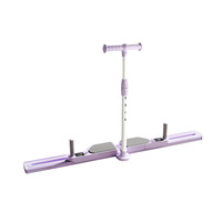 Máquina de esquí plegable de plástico para interiores, multifuncional, tipo split, entrenador de suelo pélvico, adelgazamiento de piernas, fortalecimiento del core