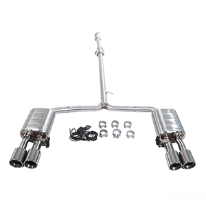 Système d'échappement Catback électronique à soupapes GFC brossé et poli, avec quatre embouts chromés, pour <span class=keywords><strong>Hyundai</strong></span> Sonata DN8 <span class=keywords><strong>N</strong></span> <span class=keywords><strong>Line</strong></span> 2.5T - Vente Flash - Product Image 3