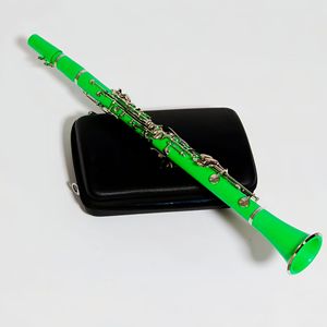 <span class=keywords><strong>Clarinette</strong></span> B bémol 17 touches en résine nickelée pour étudiants, débutants et examens - Importation transfrontalière - Product Image 1