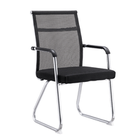 Vantervi Chaise de bureau visiteur ergonomique au design moderne Vente en gros Maille à mi-dossier sans roulettes Bon marché