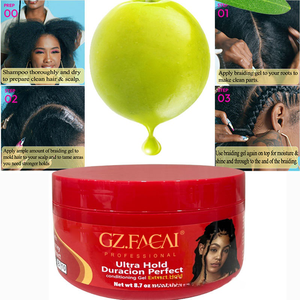 Facai <span class=keywords><strong>Edge</strong></span> Control <span class=keywords><strong>Gel</strong></span> capillaire pour femmes tresse ultra extrait tenir <span class=keywords><strong>Booster</strong></span> cheveux grossiers <span class=keywords><strong>Gel</strong></span> gommeux 8.7oz 8oz personnalisé en gros - Product Image 4