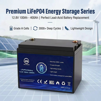 Paket Baterai LFP Lifepo4 12v 100Ah untuk Sistem Penerangan Darurat, Penerangan Jalan Tenaga Surya, Sistem Cadangan Daya Tambahan Campervan