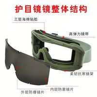 Yijia lunettes de soleil tactiques de haute qualité lunettes de tir lunettes lunettes tactiques cadre Pc lunettes de Motocross