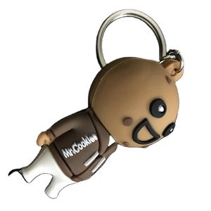 LLavero de dibujos animados 3D completo, llavero de PVC de goma suave personalizado, fabricante personalizado - Product Image 3