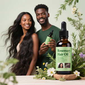 น้ำมันมิ้นต์โรสแมรี่เซรั่มการเจริญเติบโตของเส้นผมธรรมชาติสำหรับทรีทเมนต์หนังศีรษะส่วนผสมออร์แกนิกให้ความสดชื่นสินค้ามังสวิรัติฉลากส่วนตัว - Product Image 1