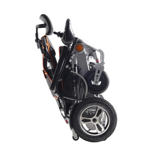 リモコン付きデュアル300wモーター電動車椅子 アルミ合金製リクライニング折りたたみ式電動車椅子 - Product Image 6
