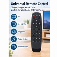 Remote Control IR Hitam 25 Tombol Model Terbaru 2026 untuk Proyektor/TV/STB, Tersedia Pesanan Grosir, Garansi 12 Bulan