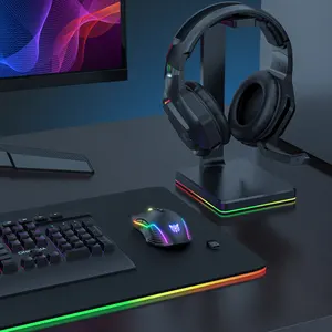 ONIKUMA CW905 Mouse Gaming hitam klasik, Mouse Gaming kinerja tinggi Sensor optik RGB