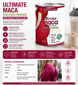 Pack <span class=keywords><strong>de</strong></span> <span class=keywords><strong>poudre</strong></span> <span class=keywords><strong>de</strong></span> protéines pour le bien-être des femmes courbes |   Maca, prise <span class=keywords><strong>de</strong></span> poids et soutien naturel des courbes, végétalien et sans gluten - Product Image 2