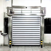 Porte à enroulement en aluminium, volet roulant électrique pour vitrine de magasin, devanture de commerce, télécommande, sécurité, sur mesure