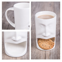 Cadeaux d'affaires : Tasses en céramique personnalisées avec logo, porte-biscuits, carton pour biscuits, tasses à café, tasses à dunk
