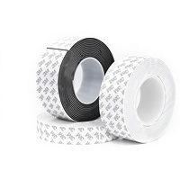 Ruban adhésif double face en mousse EVA 3M épaissi sur mesure, 2 mm d'épaisseur, adhésif puissant, blanc, insonorisant et absorbant les chocs