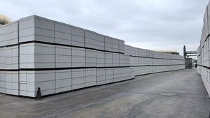 Blocs de béton cellulaire légers <span class=keywords><strong>pour</strong></span> la <span class=keywords><strong>construction</strong></span> de murs, <span class=keywords><strong>briques</strong></span> creuses isolantes <span class=keywords><strong>pour</strong></span> les murs intérieurs - Product Image 6